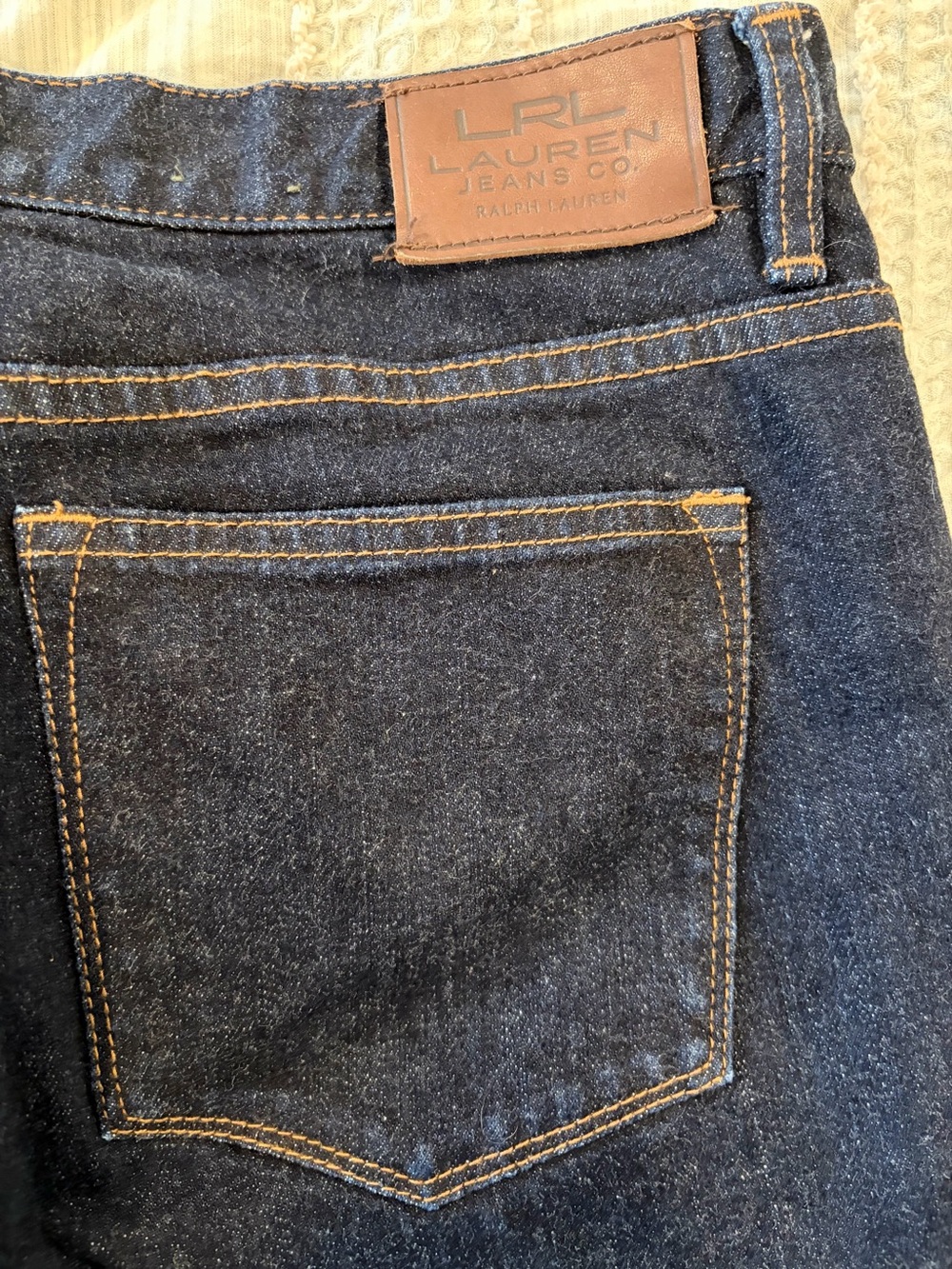Lauren Ralph Lauren Dark Wash Bootcut Jeans Womens Size 10 Stretch Denim - Picture 7 of 7